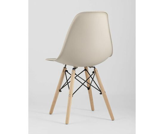Стул Eames Style DSW бежевый (разборный каркас), изображение 9 | Интернет магазин мебели и декора LifeDekor