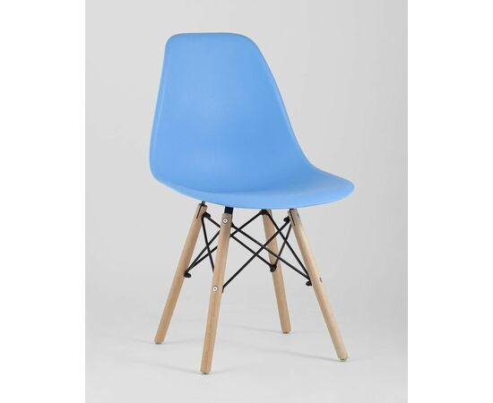 Стул Eames Style DSW голубой (разборный каркас), изображение 2 | Интернет магазин мебели и декора LifeDekor