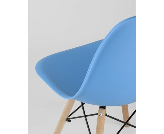 Стул Eames Style DSW голубой (разборный каркас), изображение 9 | Интернет магазин мебели и декора LifeDekor