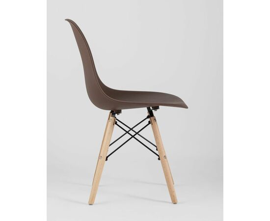 Стул Eames Style DSW коричневый (разборный каркас), изображение 6 | Интернет магазин мебели и декора LifeDekor
