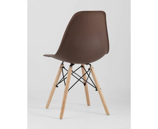 Стул Eames Style DSW коричневый (разборный каркас), изображение 8 | Интернет магазин мебели и декора LifeDekor