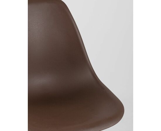 Стул Eames Style DSW коричневый x4 (разборный каркас), изображение 10 | Интернет магазин мебели и декора LifeDekor