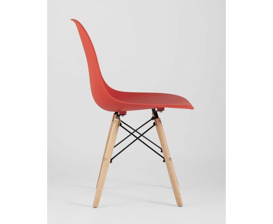 Стул Eames Style DSW красный (разборный каркас), изображение 6 | Интернет магазин мебели и декора LifeDekor