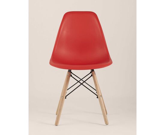 Стул Eames Style DSW красный (разборный каркас), изображение 5 | Интернет магазин мебели и декора LifeDekor