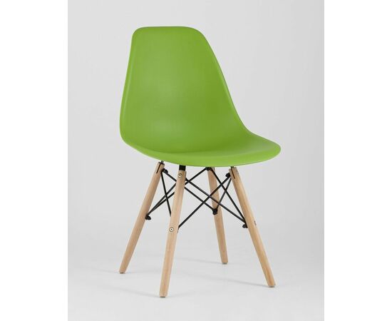 Стул Eames Style DSW зеленый x4 (разборный каркас) | Интернет магазин мебели и декора LifeDekor