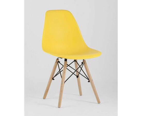 Стул Eames Style DSW желтый (разборный каркас), изображение 2 | Интернет магазин мебели и декора LifeDekor