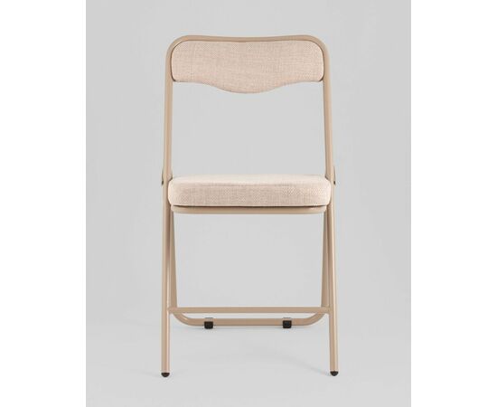 Стул складной Джонни рогожка бежевая каркас бежевый, изображение 8 | Интернет магазин мебели и декора LifeDekor