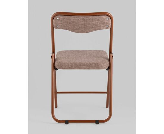 Стул складной Джонни рогожка капучино каркас капучино, изображение 6 | Интернет магазин мебели и декора LifeDekor