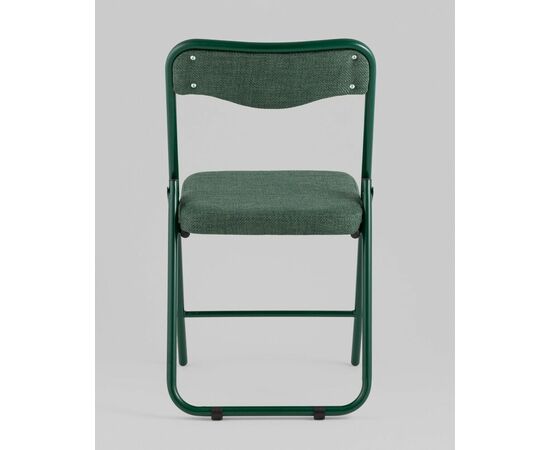 Стул складной Джонни рогожка зеленая каркас зеленый, изображение 6 | Интернет магазин мебели и декора LifeDekor