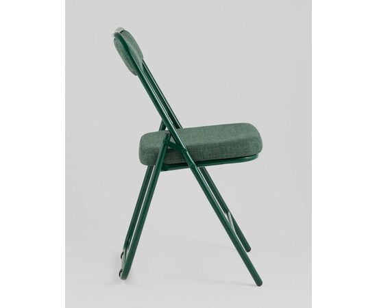 Стул складной Джонни рогожка зеленая каркас зеленый, изображение 7 | Интернет магазин мебели и декора LifeDekor