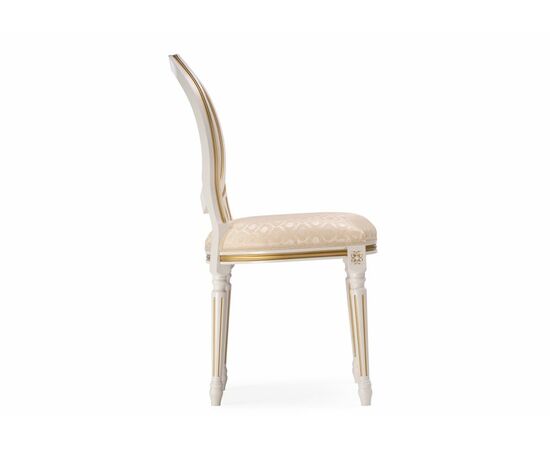 Стул деревянный Данте молочный / золотая патина, изображение 3 | Интернет магазин мебели и декора LifeDekor