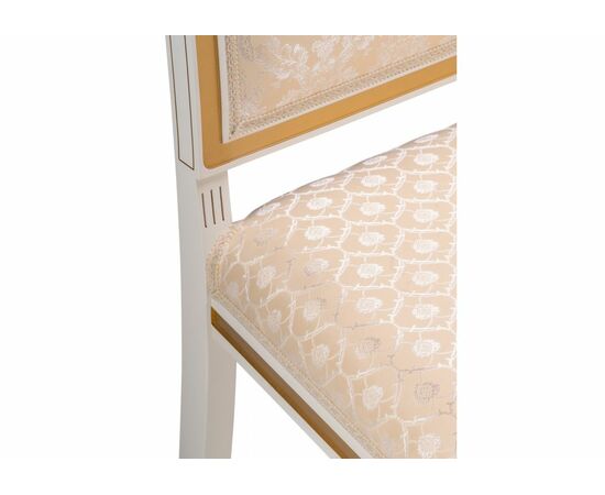 Стул деревянный Рембрандт молочный / золото патина, изображение 6 | Интернет магазин мебели и декора LifeDekor