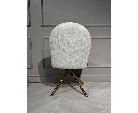 Стул обеденный Авалон BS1240-WT, белый крем/золото, изображение 5 | Интернет магазин мебели и декора LifeDekor