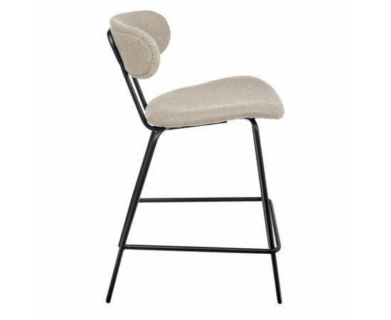 Стул полубарный Ant букле латте, изображение 3 | Интернет магазин мебели и декора LifeDekor