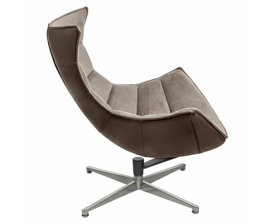 Кресло LOBSTER CHAIR латте искусственная замша, коричневый, изображение 3 | Интернет магазин мебели и декора LifeDekor