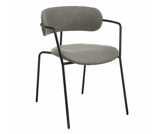 Стул Ant букле серый | Интернет магазин мебели и декора LifeDekor