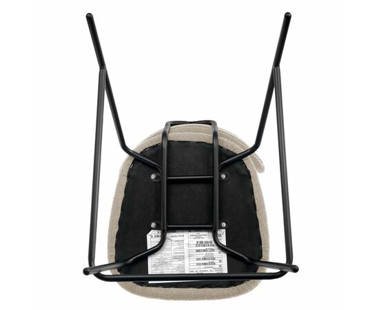 Стул полубарный Ant букле латте, изображение 10 | Интернет магазин мебели и декора LifeDekor