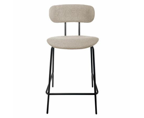 Стул полубарный Ant букле латте, изображение 2 | Интернет магазин мебели и декора LifeDekor