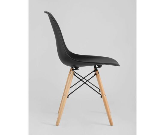 Стул Eames Style DSW черный x4 (разборный каркас), изображение 6 | Интернет магазин мебели и декора LifeDekor