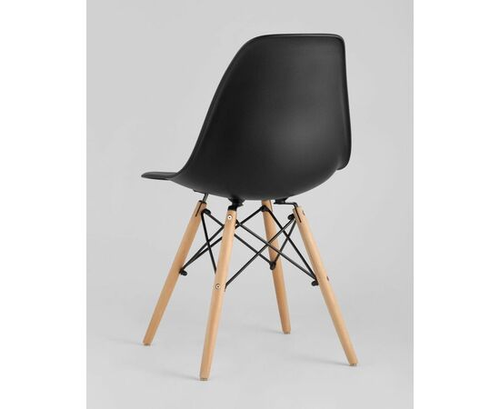 Стул Eames Style DSW черный x4 (разборный каркас), изображение 8 | Интернет магазин мебели и декора LifeDekor