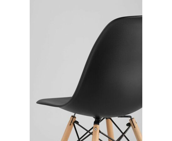 Стул Eames Style DSW черный x4 (разборный каркас), изображение 9 | Интернет магазин мебели и декора LifeDekor