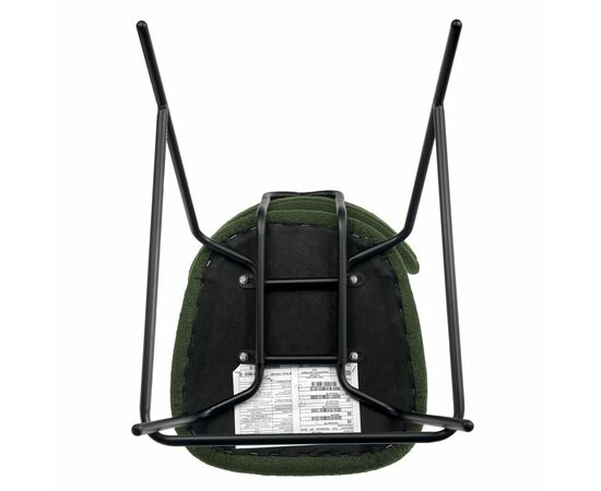 Стул полубарный Ant букле зеленый, изображение 10 | Интернет магазин мебели и декора LifeDekor