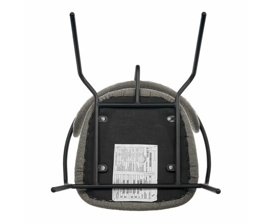 Стул Ant букле серый, изображение 10 | Интернет магазин мебели и декора LifeDekor