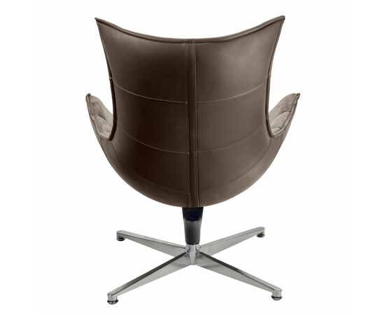 Кресло LOBSTER CHAIR латте искусственная замша, коричневый, изображение 4 | Интернет магазин мебели и декора LifeDekor