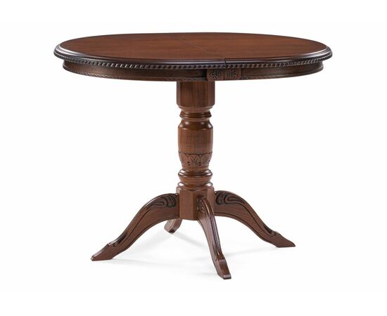 Стол деревянный Аллофан круглый миланский орех | Интернет магазин мебели и декора LifeDekor