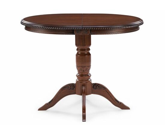 Стол деревянный Аллофан круглый миланский орех, изображение 2 | Интернет магазин мебели и декора LifeDekor