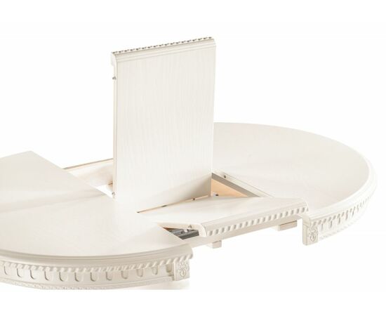 Стол деревянный Долерит круглый бежевый, изображение 4 | Интернет магазин мебели и декора LifeDekor