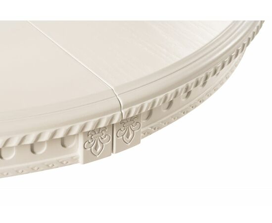 Стол деревянный Долерит круглый бежевый, изображение 6 | Интернет магазин мебели и декора LifeDekor