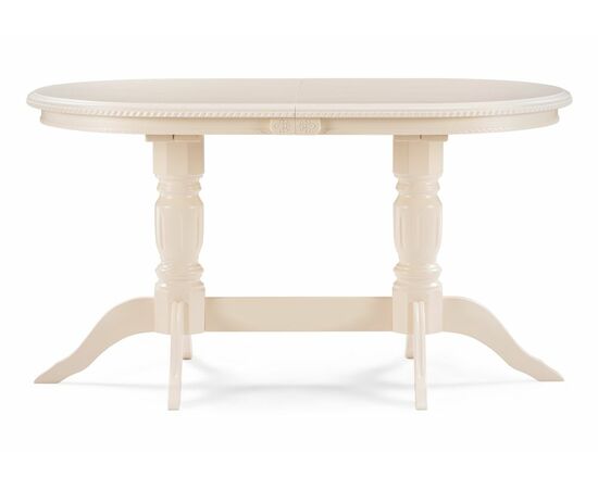 Стол деревянный Эритрин овальный бежевый, изображение 2 | Интернет магазин мебели и декора LifeDekor