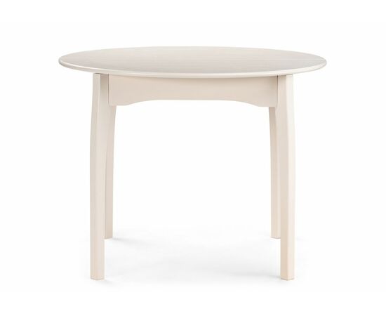 Стол деревянный Распи круглый бежевый, изображение 2 | Интернет магазин мебели и декора LifeDekor