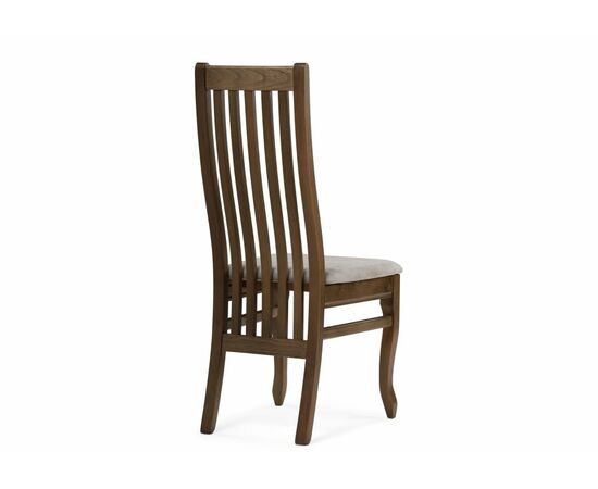 Стул деревянный Арлет ткань Tenerife stone / орех, изображение 4 | Интернет магазин мебели и декора LifeDekor