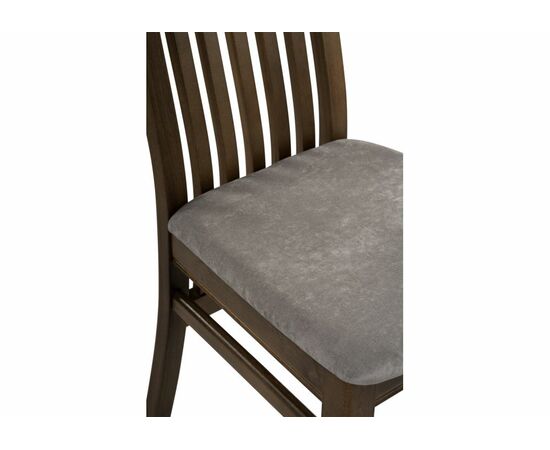Стул деревянный Арлет ткань Tenerife stone / орех, изображение 6 | Интернет магазин мебели и декора LifeDekor