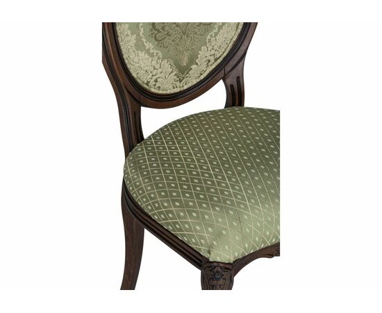 Стул деревянный Инои ткань soprano nefrit / ромб / миланский орех старение, изображение 6 | Интернет магазин мебели и декора LifeDekor