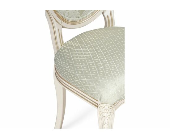 Стул деревянный Инои ткань soprano pearl / ромб / бежевое золото, изображение 6 | Интернет магазин мебели и декора LifeDekor