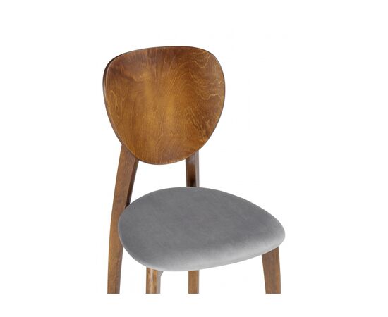 Стул деревянный Окава ткань tenerife stone / миланский орех, изображение 5 | Интернет магазин мебели и декора LifeDekor