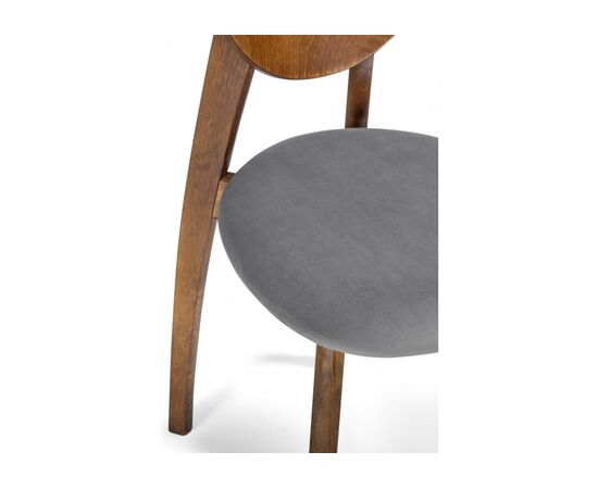 Стул деревянный Окава ткань tenerife stone / миланский орех, изображение 6 | Интернет магазин мебели и декора LifeDekor