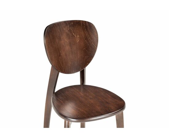 Стул деревянный Окава венге коричневый жесткий, изображение 5 | Интернет магазин мебели и декора LifeDekor