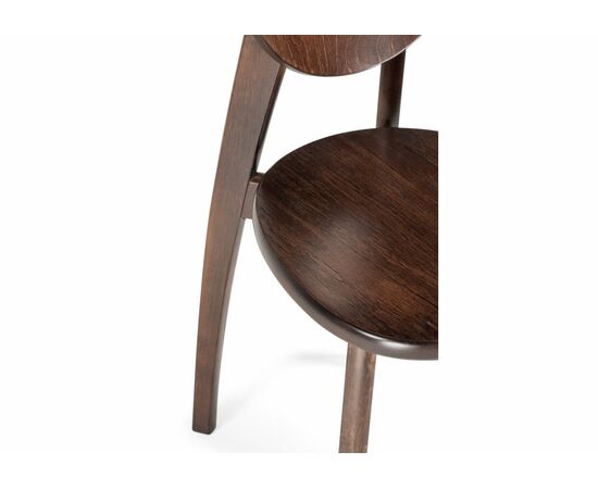 Стул деревянный Окава венге коричневый жесткий, изображение 6 | Интернет магазин мебели и декора LifeDekor