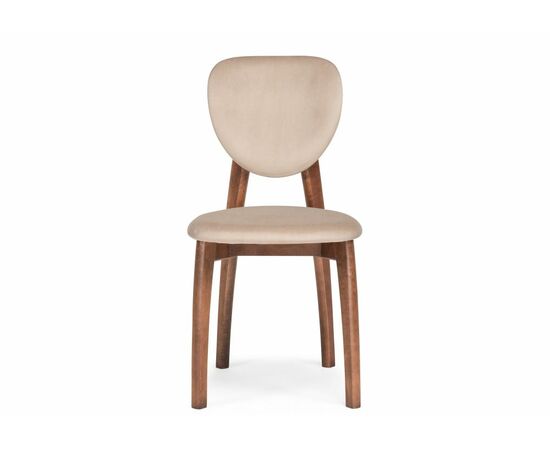 Стул деревянный Вакимо ткань tenerife beige / миланский орех, изображение 2 | Интернет магазин мебели и декора LifeDekor
