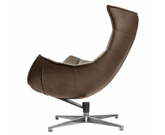 Кресло LOBSTER CHAIR латте искусственная замша, коричневый, изображение 5 | Интернет магазин мебели и декора LifeDekor