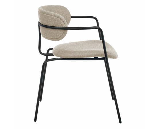 Стул Ant букле латте, изображение 3 | Интернет магазин мебели и декора LifeDekor