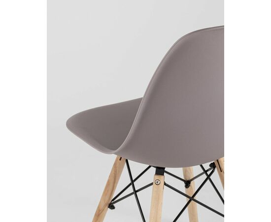 Стул Eames Style DSW темно-бежевый x4 (разборный каркас), изображение 9 | Интернет магазин мебели и декора LifeDekor