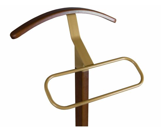 Вешалка костюмная ГАЛАНТ 341 золото/средне-коричневый, изображение 3 | Интернет магазин мебели и декора LifeDekor