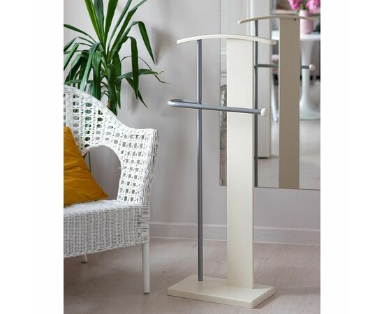 Вешалка костюмная ГАЛАНТ 353 металлик/слоновая кость, изображение 12 | Интернет магазин мебели и декора LifeDekor