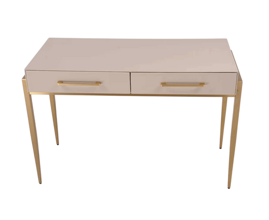 Стол-консоль Роззи с 2-мя ящиками MC9003-120BG, 120х55х78 см, бежевый, изображение 4 | Интернет магазин мебели и декора LifeDekor