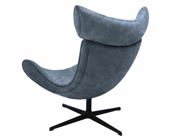 Кресло TORO тёмно-серый, искусственная замша, изображение 4 | Интернет магазин мебели и декора LifeDekor